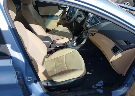 2012 Hyundai Elantra Gls (Ulsan Plant) from USA, damaged, VIN KMHDH4AEXCU422037